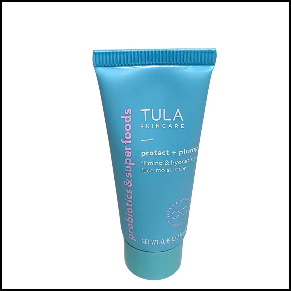 Tula Skincare Protect Plump Firming Hydrating Face Moisturizer 0.49 oz New